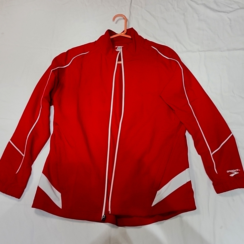 Brooks jacket color red size L - Picture 1 of 8